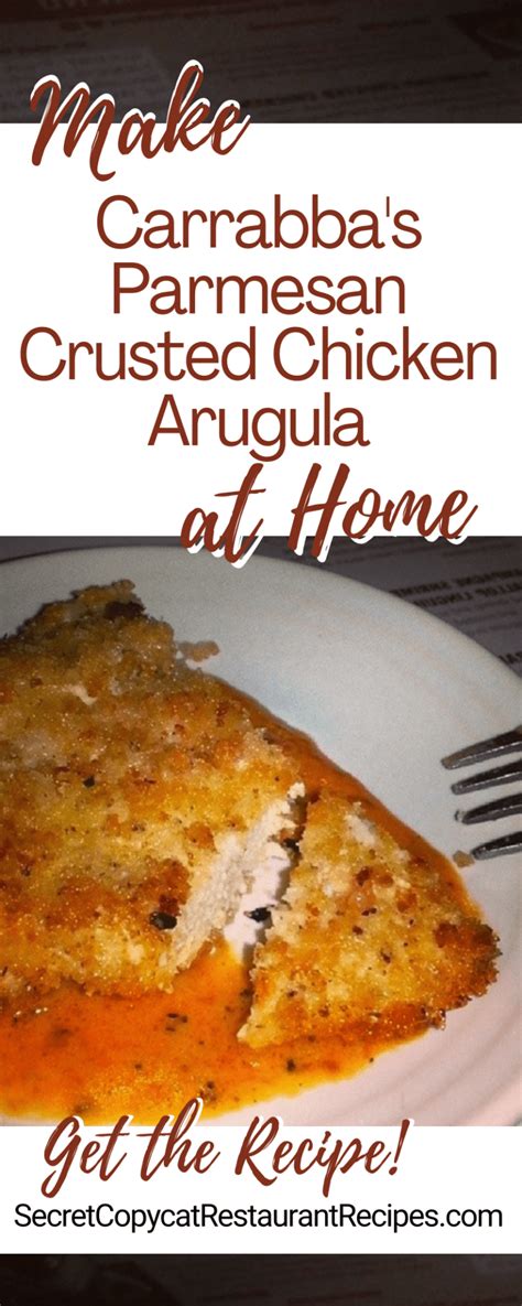 Carrabba's Grill Parmesan Crusted Chicken