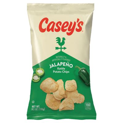 Casey's General Store Jalapeno Kettle Chips logo