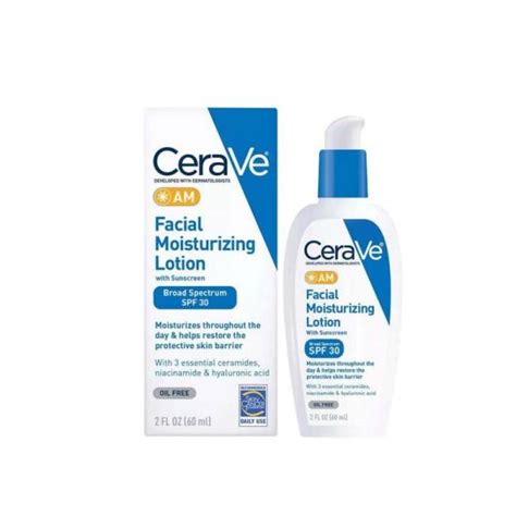 CeraVe AM SPF 30 Facial Moisturizer, 'Homework'