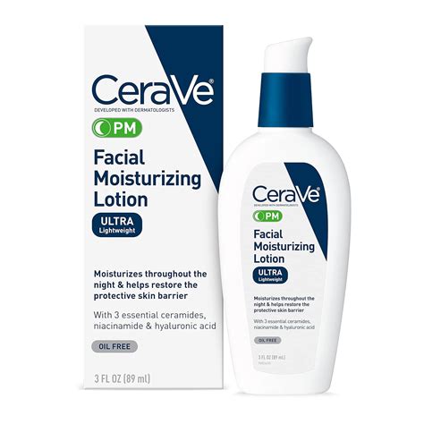 CeraVe PM Facial Moisturizing Lotion tv commercials