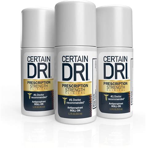 Certain Dri Roll-On Clinical-Strength Anti-Perspirant logo