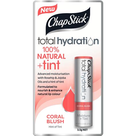 ChapStick Total Hydration Coral Blush logo