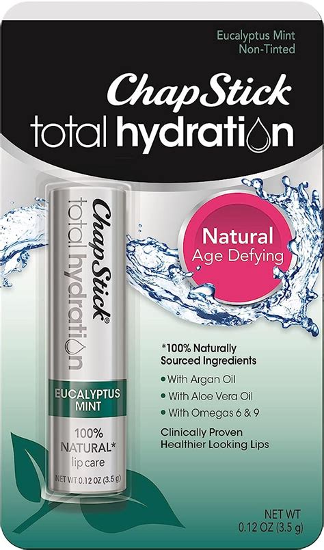 ChapStick Total Hydration Eucalyptus Mint logo