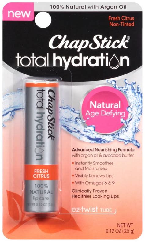 ChapStick Total Hydration Fresh Citrus tv commercials