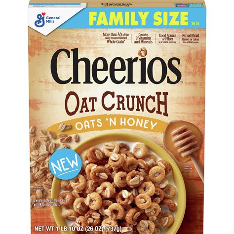 Cheerios Oats 'N Honey Oat Crunch logo