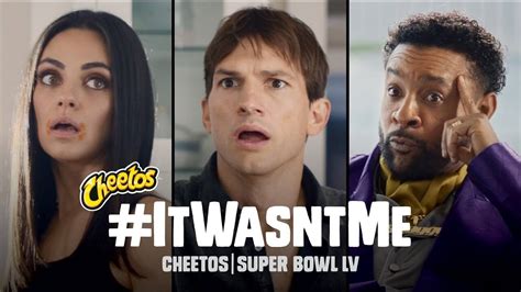 Cheetos Crunch Pop Mix Super Bowl 2021 TV Spot, 'It Wasn't Me' Feat. Mila Kunis, Ashton Kutcher, Shaggy featuring Ashton Kutcher