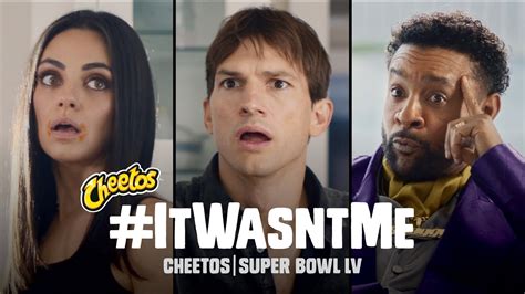Cheetos TV Spot, 'It Wasn't Me: Cheetos Crunchy' Feat. Mila Kunis, Ashton Kutcher, Shaggy created for Cheetos