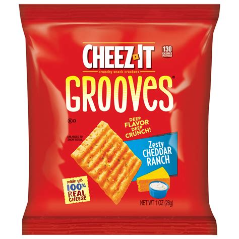 Cheez-It Grooves Original Cheddar logo