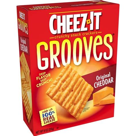 Cheez-It Grooves Original Cheddar