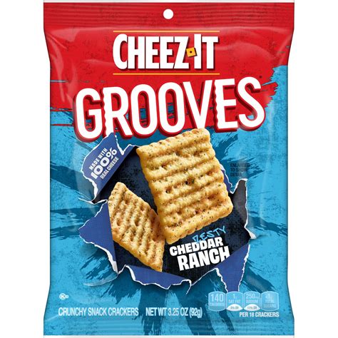 Cheez-It Grooves Zesty Cheddar Ranch logo