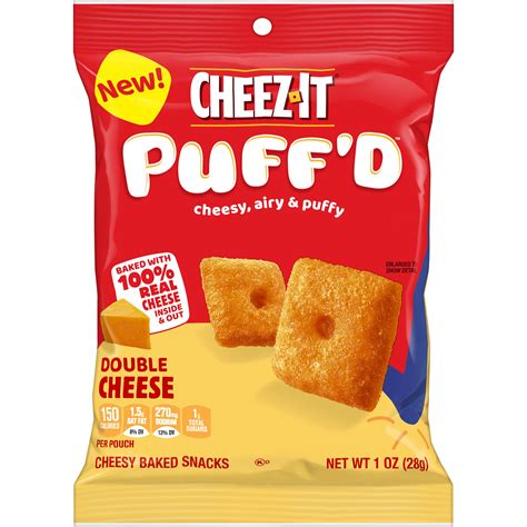 Cheez-It Puff'd Double Cheese Snacks logo