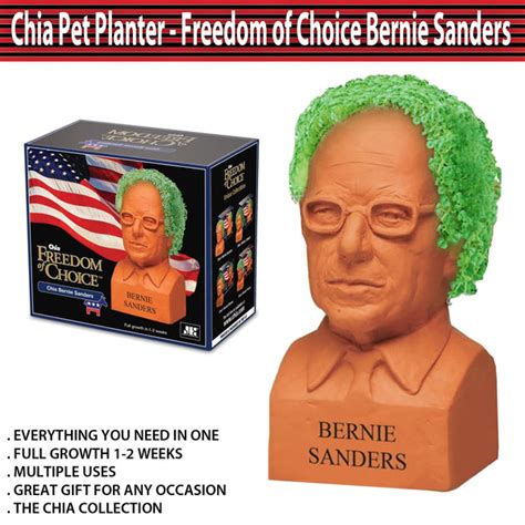 Chia Pet Freedom of Choice Bernie tv commercials