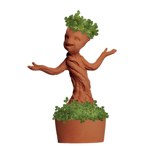 Chia Pet Potted Groot logo