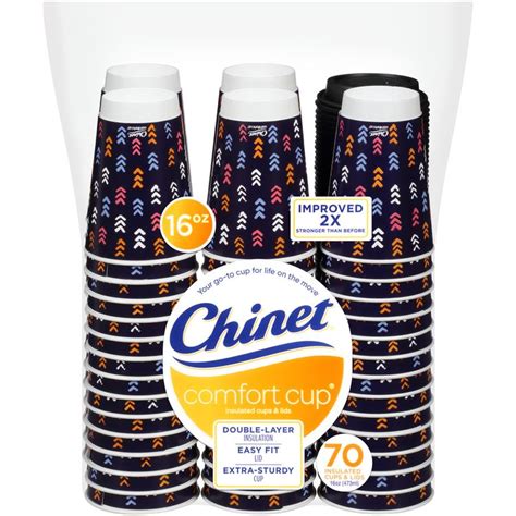 Chinet Comfort Cup Insulated Hot Cups and Lids logo