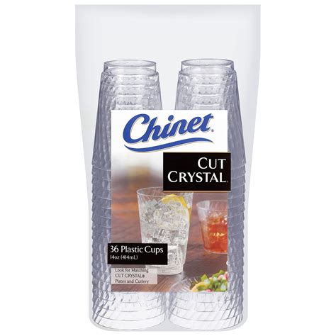 Chinet Cut Crystal Cups