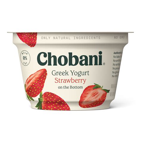 Chobani Nonfat Strawberry Greek Yogurt logo