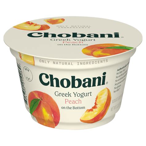 Chobani Peach on the Bottom