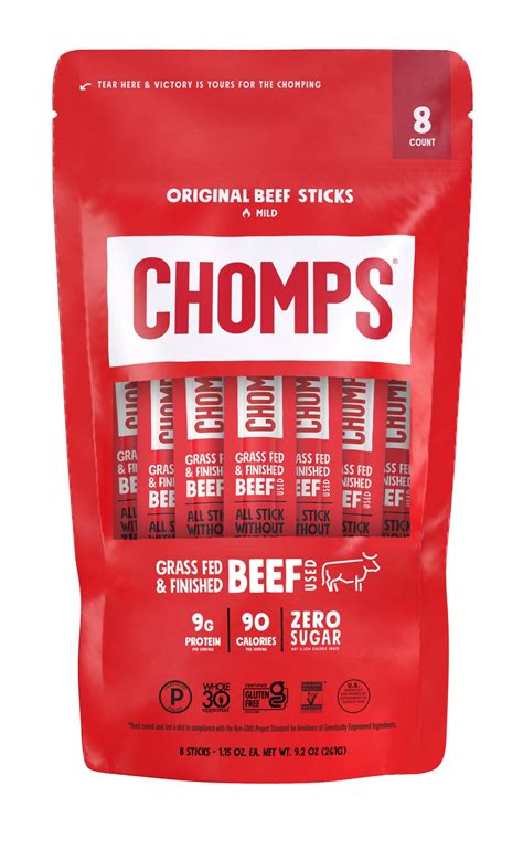 Chomps Organic Beef Sticks tv commercials