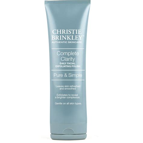 Christie Brinkley Authentic Skincare Complete Clarity Daily Facial Exfoliating Polish tv commercials