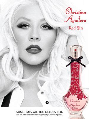 Christina Aguilera Perfumes Red Sin logo