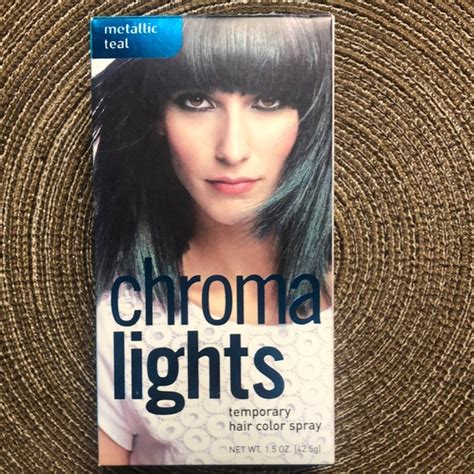 ChromaLights Metallic Teal Temporary Hair Color Spray photo