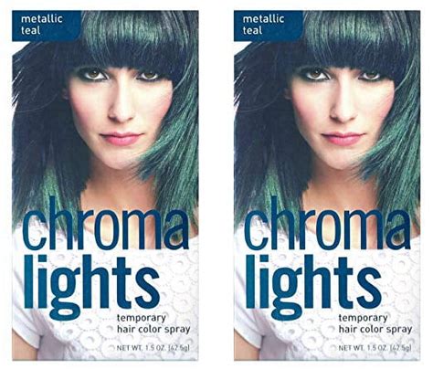 ChromaLights Metallic Teal Temporary Hair Color Spray logo