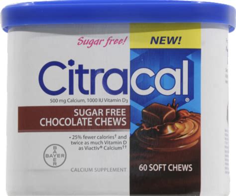 Citracal Sugar Free Chocolate Chews logo