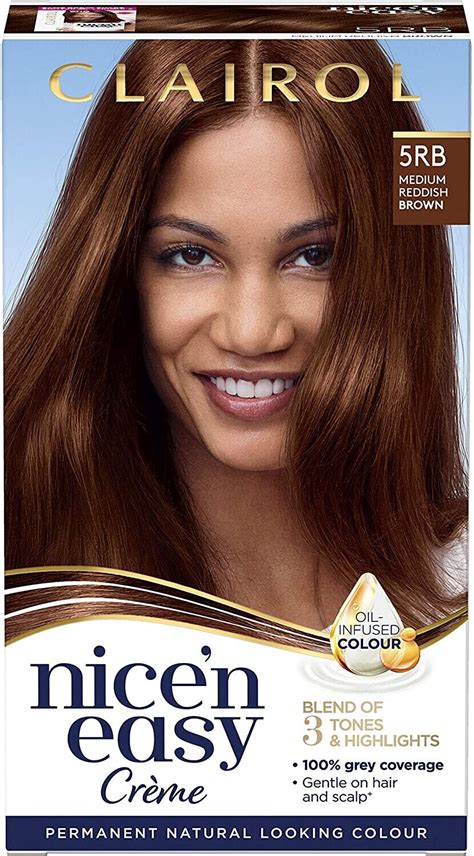 Clairol Nice 'N Easy Creme 5RB Medium Reddish Brown