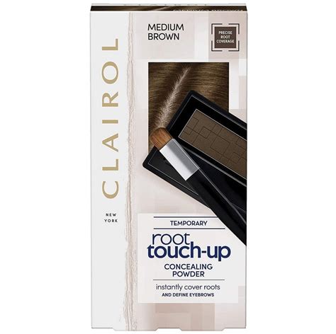 Clairol Temporary Root Touch-Up Concealing Powder Dark Brown logo