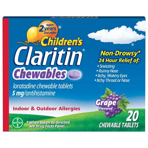 Claritin Children's Claritin Allergy Indoor & Outdoor Allergies Antihistamine Grape tv commercials