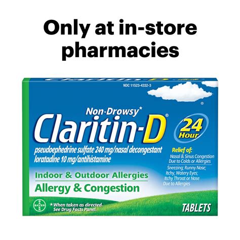 Claritin Non-Drowsy Claritin-D