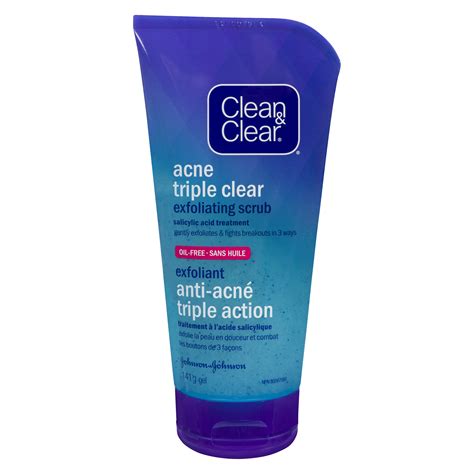 Clean & Clear Acne Triple Clear Exfoliating Scrub tv commercials