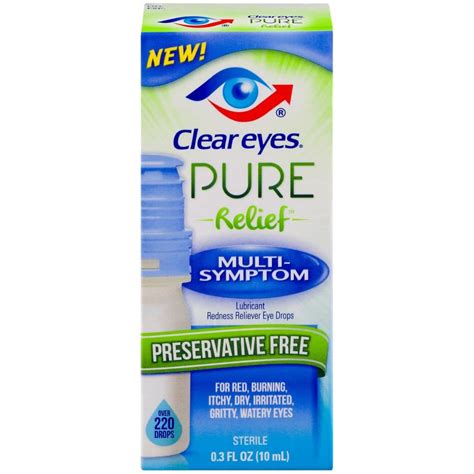 Clear Eyes Pure Relief for Dry Eyes tv commercials