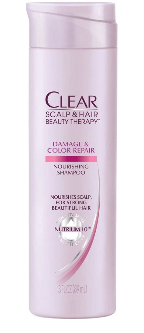Clear Hair Care Scalp And Hair Beauty Therapy Damage and Color Repair Shampoo logo