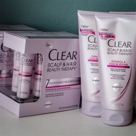 Clear Hair Care Scalp and Hair Beauty Therapy Damage and Color Repair Conditioner logo