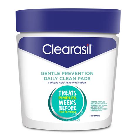 Clearasil Gentle Prevention Daily Clean Pads tv commercials
