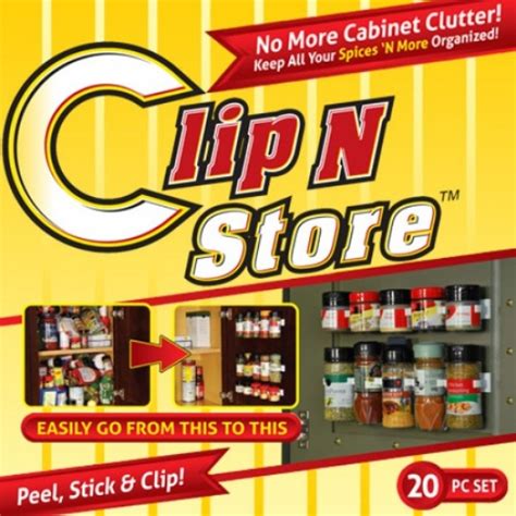 Clip N Store tv commercials