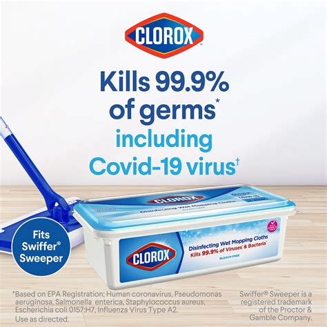 Clorox Disinfecting Wet Mopping Cloths tv commercials