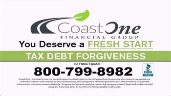 Coast One Financial Group TV Spot, 'Tax Debt Forgiveness'