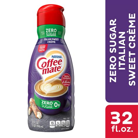 Coffee-Mate Zero Sugar Italian Sweet Creme logo