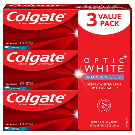 Colgate Optic White Platinum Toothpaste Whiten & Protect photo