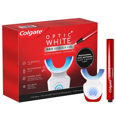 Colgate Optic White Toothbrush Plus Whitening Pen