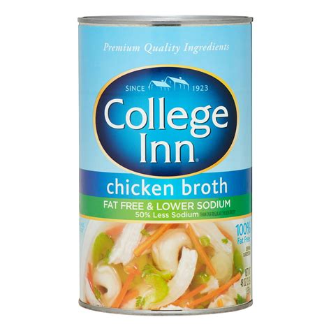 College Inn Broth Fat Free & Lower Sodium Chicken Broth