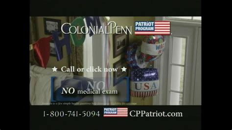 Colonial Penn Patriot Program TV Spot, 'Welcome Home'