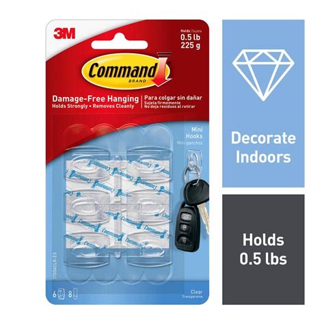 Command Clear Damage-Free Hanging Hooks tv commercials