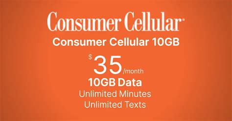 Consumer Cellular 10GB Plan tv commercials