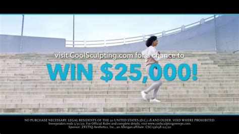 CoolSculpting TV commercial - Dont Imagine Results: $25,000 Giveaway