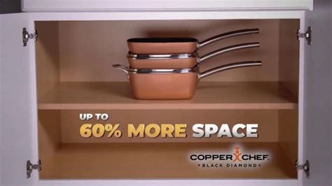 Copper Chef Black Diamond TV Spot, 'Space Saving System'