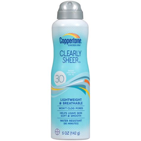 Coppertone Clearly Sheer Spray for Beach & Pool logo