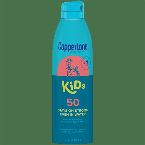 Coppertone Kids Spray SPF 50 logo